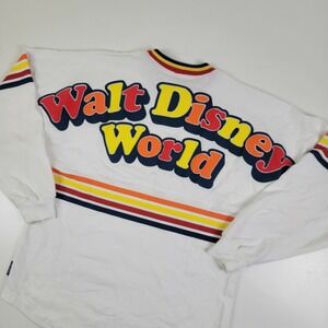 Walt Disney World Spirit Jersey Long Sleeve Multicolor Shirt Unisex Sz S